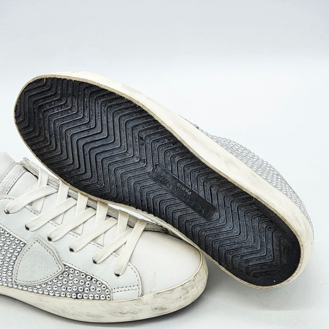 필립모델 우먼스 로우탑 스니커즈 스터드 (37) 상품이미지3