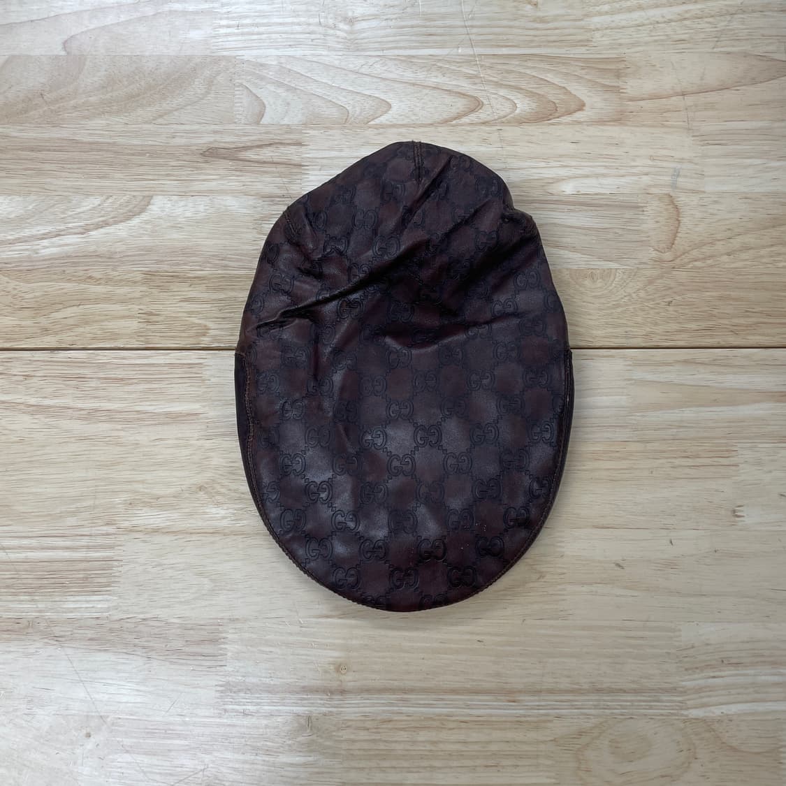 구찌 로고 레더 헌팅캡 M 상품이미지1