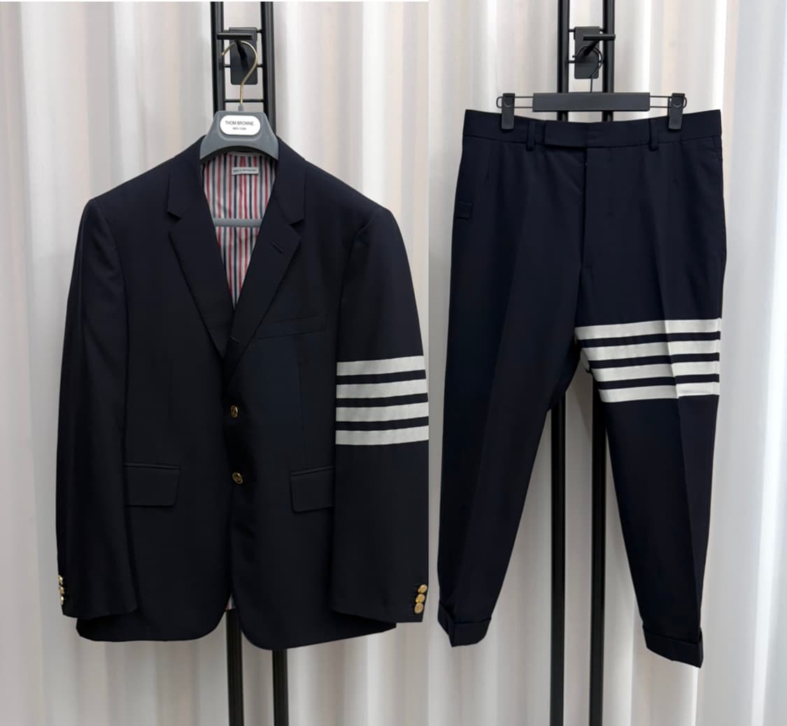 [상의 2, 하의 1] 톰브라운 사선완장 수트 셋업 + 넥타이 상품이미지1