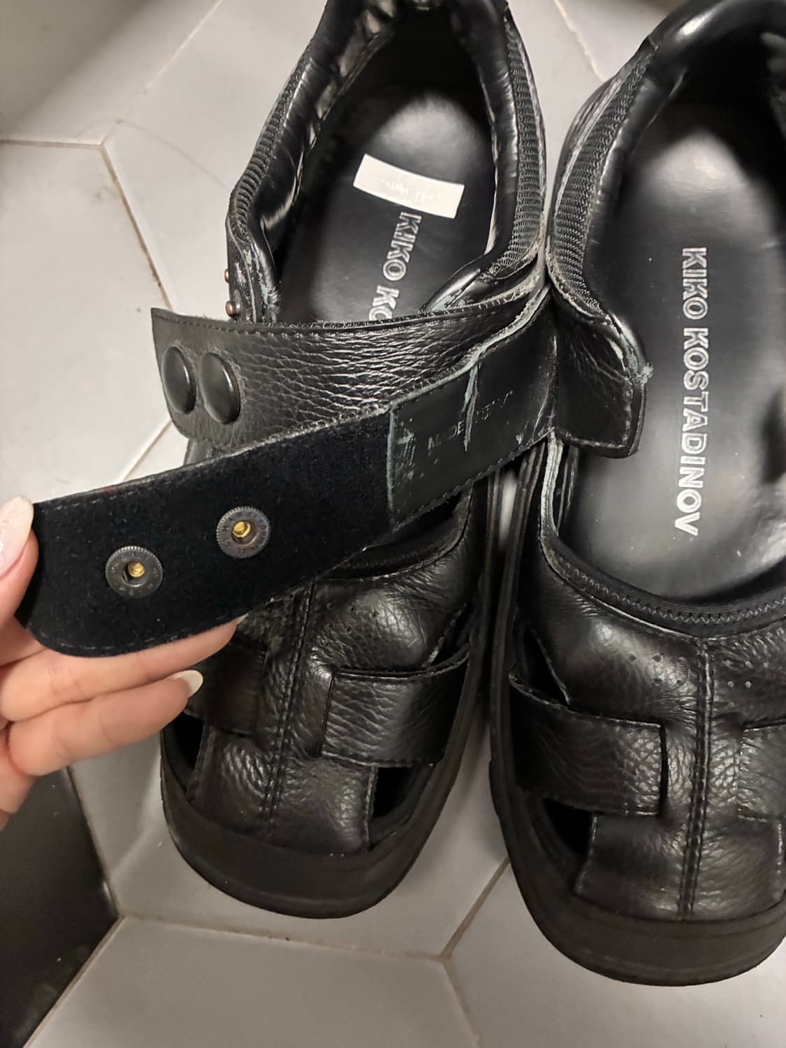 키코코스타디노브 샌들 하이브리드 블랙 soot  상품이미지5