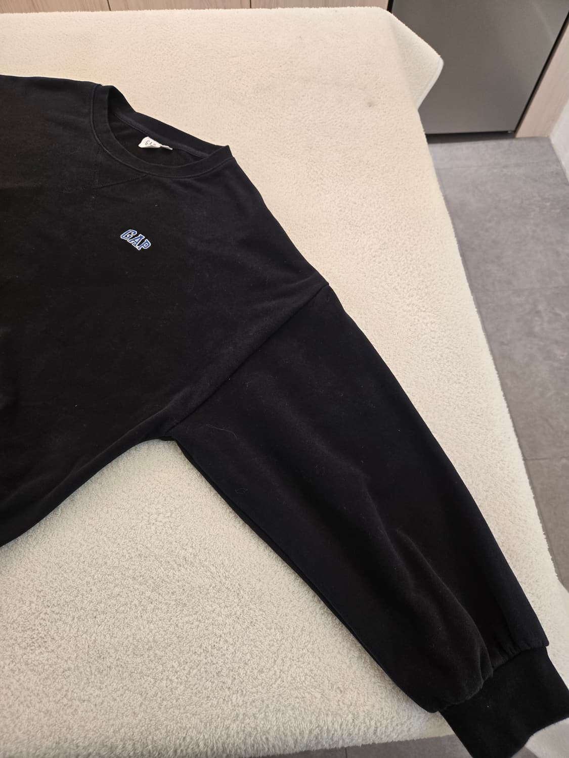 GAP 갭 블랙 맨투맨 S 상품이미지6