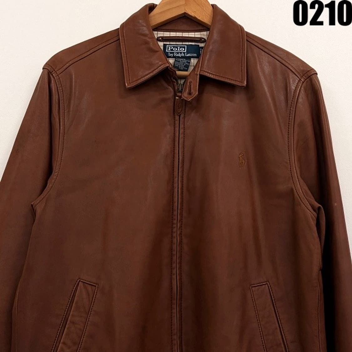 폴로 랄프로렌 레더자켓 가죽자켓 S 0210  상품이미지2