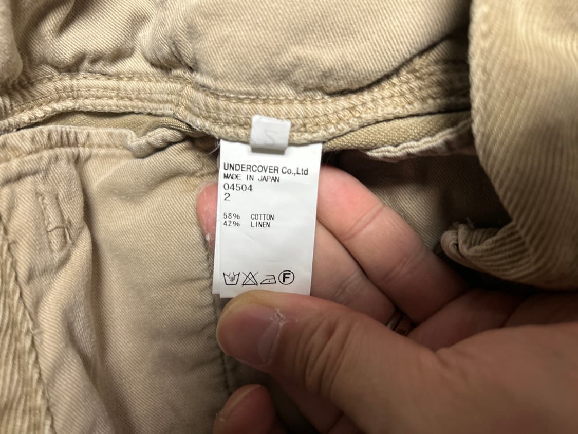 언더커버 noise music laboratories 베이지 쇼츠 2 상품이미지6
