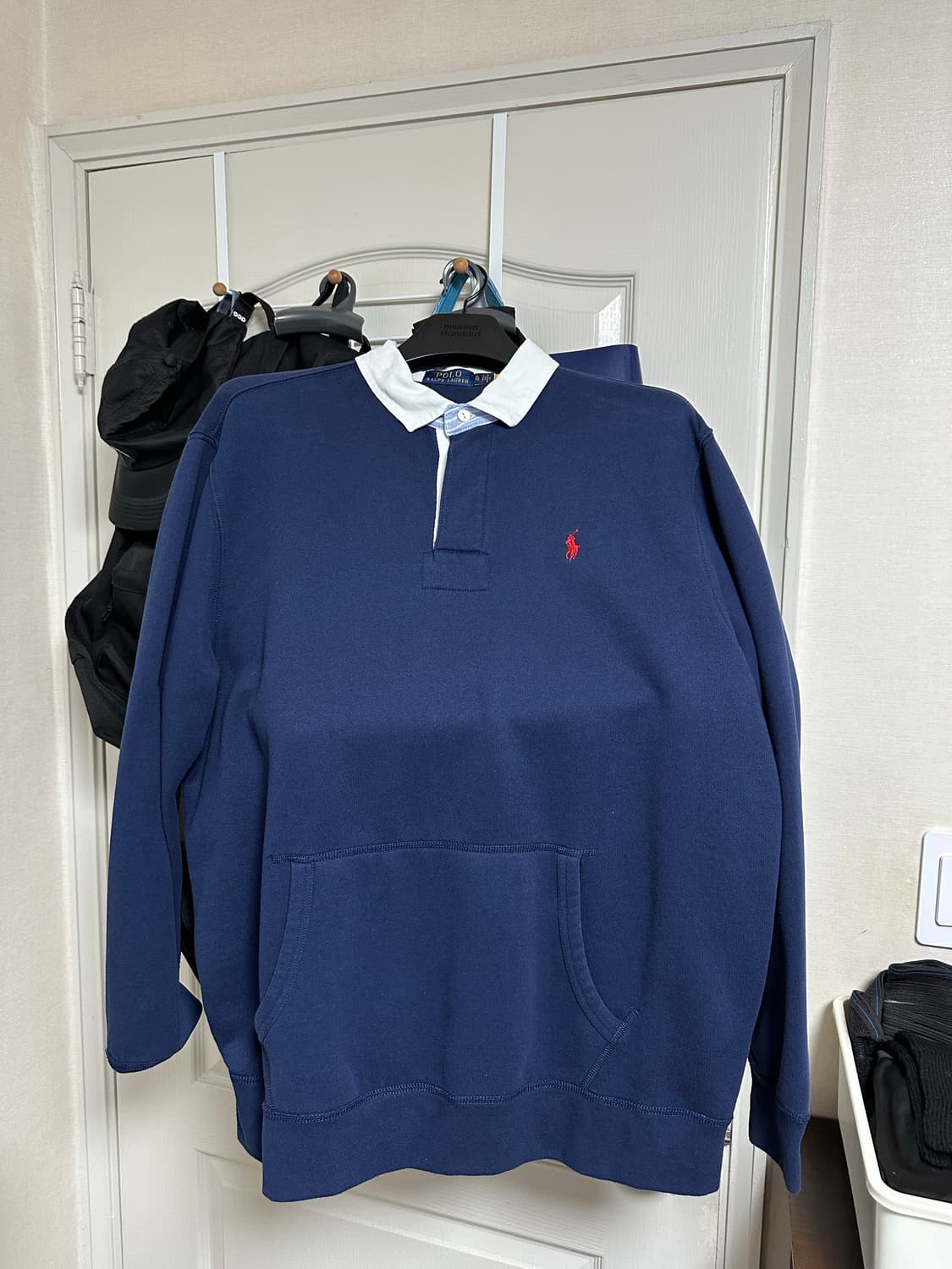 폴로랄프로렌 플리스 럭비티  XL 판매중입니다!! 상품이미지2