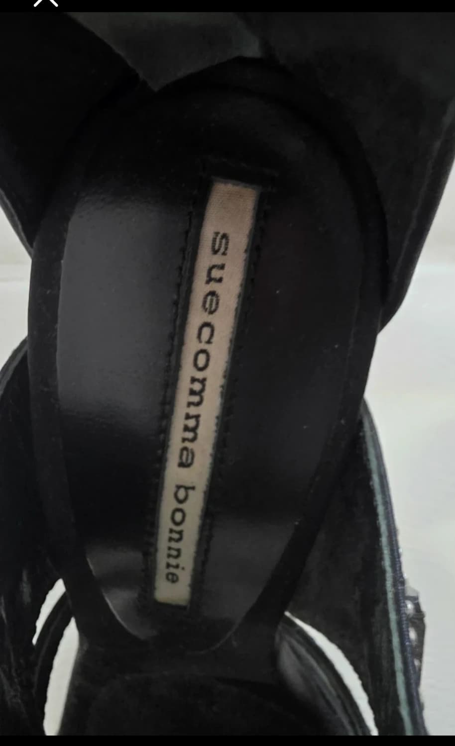 럭셔리 슈콤마보니  블랙 쥬얼 샌들힐 상품이미지9