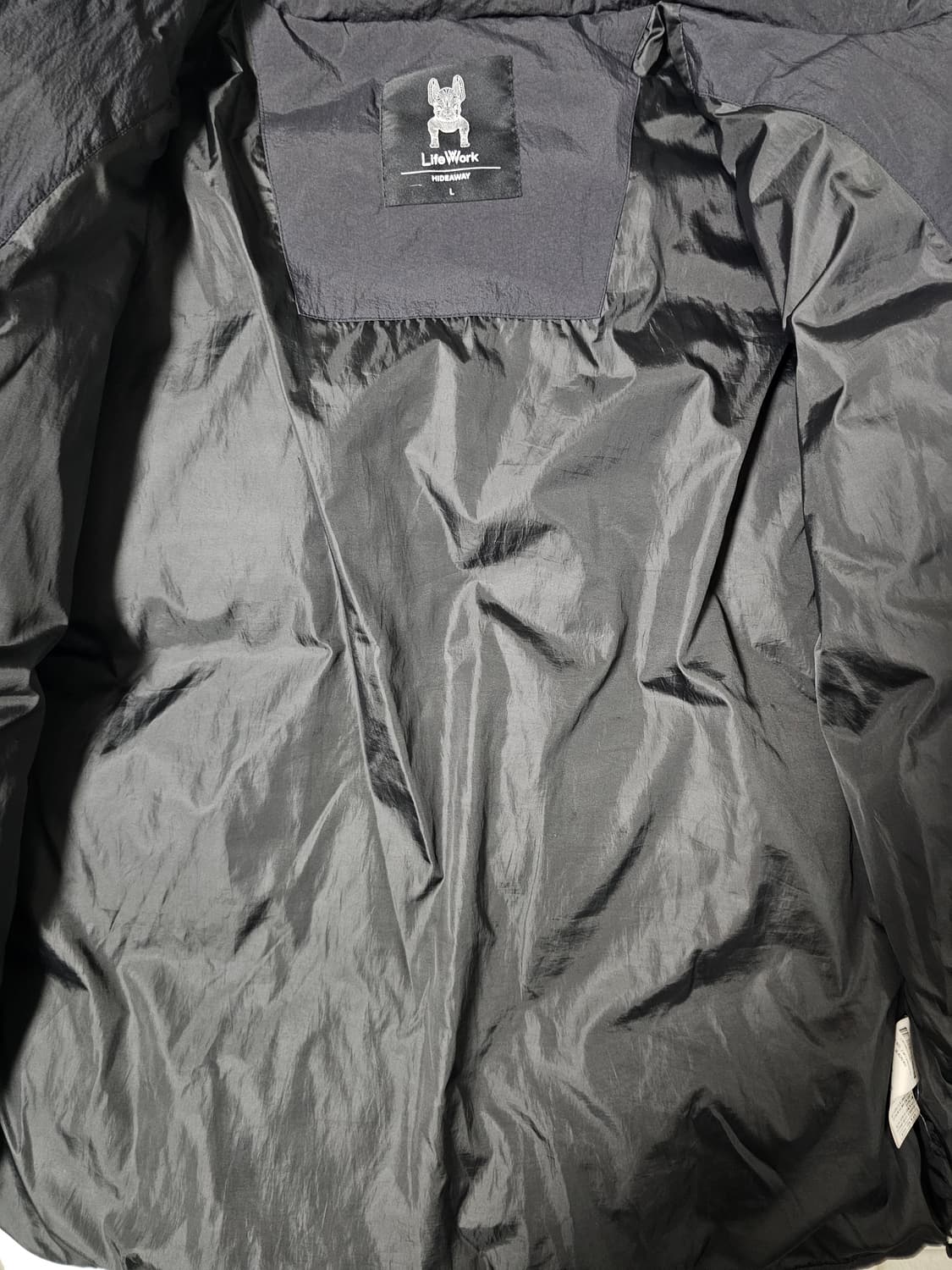 라이프워크 덕다운 푸퍼 패딩 블랙 L(100~105) 상품이미지3