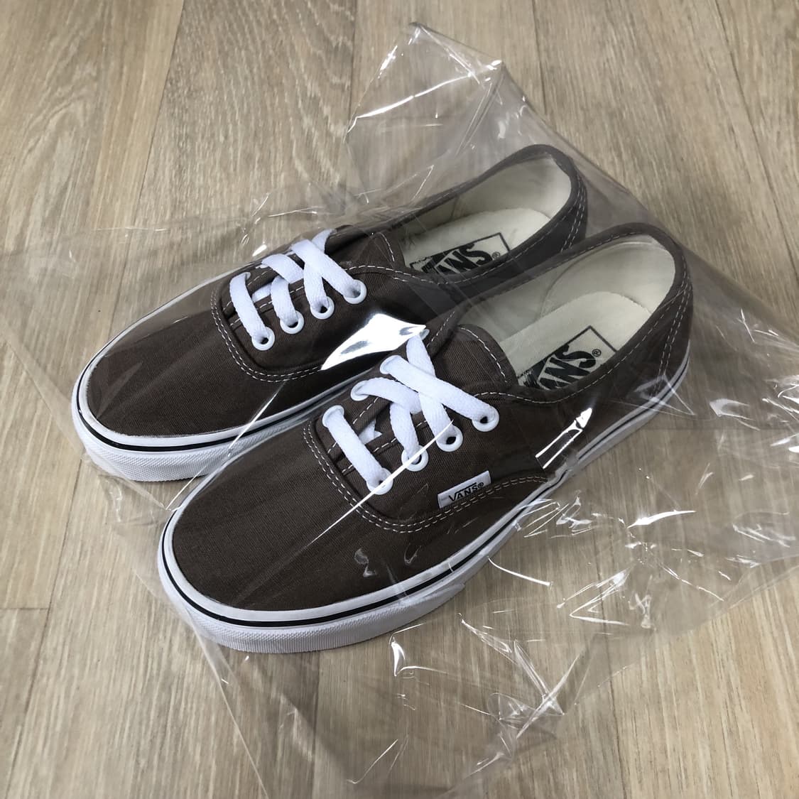 (230) 새상품 반스 VANS 어센틱 워시드 브라운 스니커즈 상품이미지10