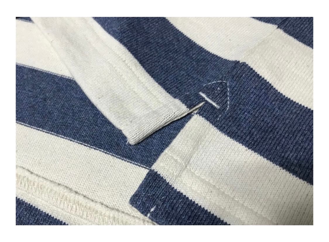 (새제품) 무인양품 태번수 보트넥 스트라이프 티셔츠 상품이미지4