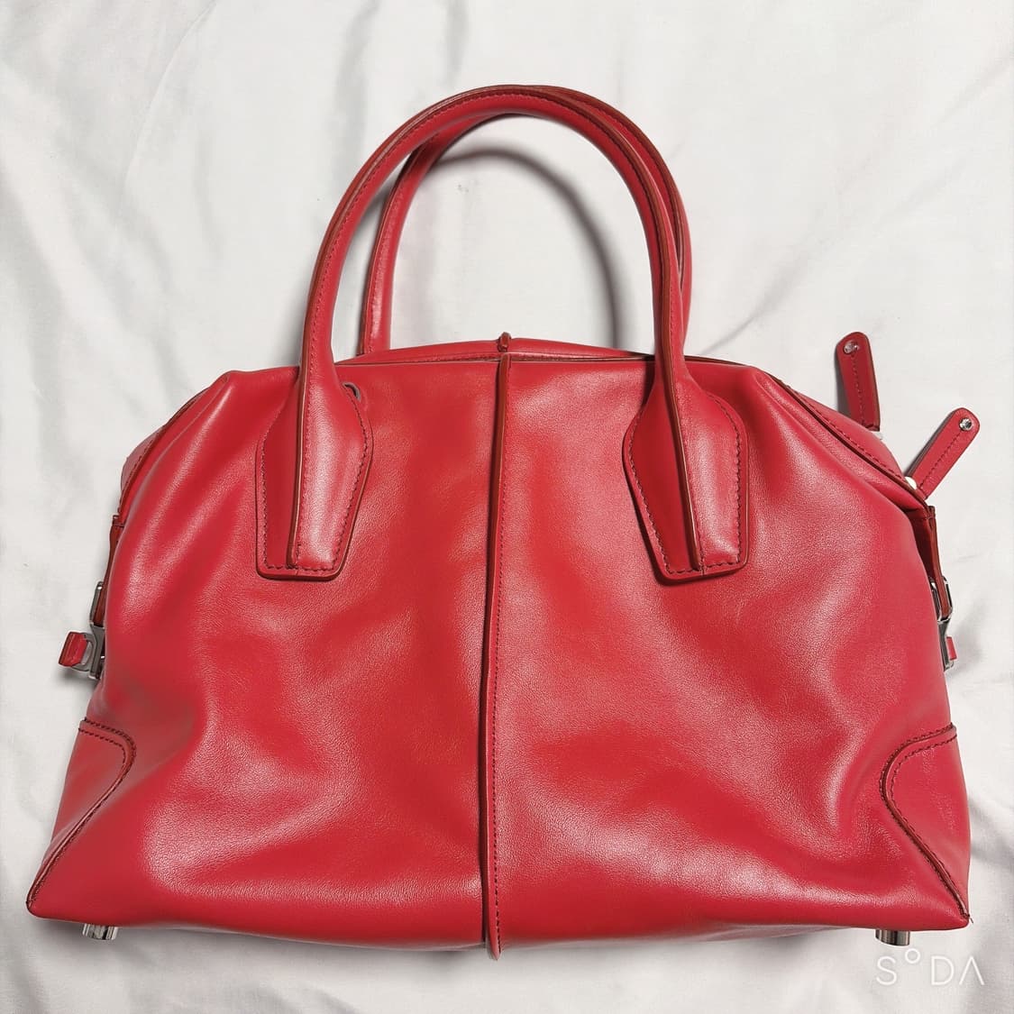 토즈 레드 가죽 토트겸 크로스백 상품이미지1