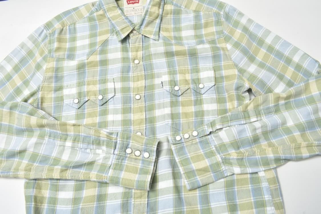 리바이스 웨스턴 체크 셔츠 남방  상품이미지2