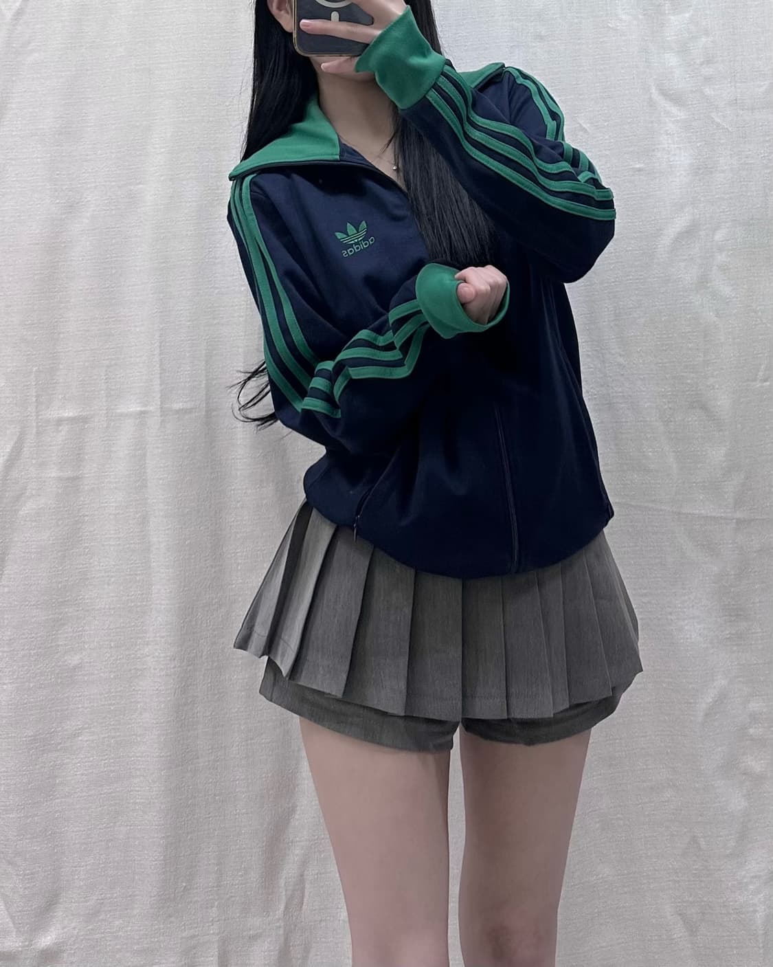 아디다스 네이비 그린 져지 상품이미지3