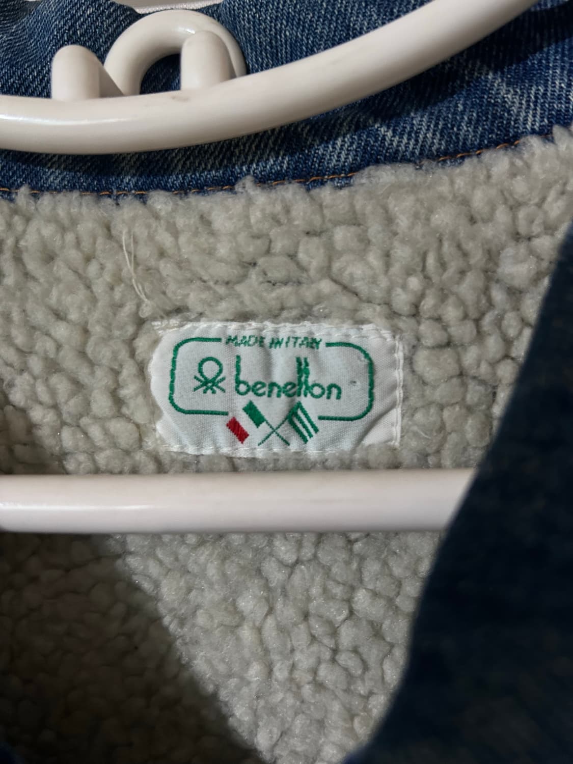 (105) 베네통 안감 양털 데님코트 상품이미지5