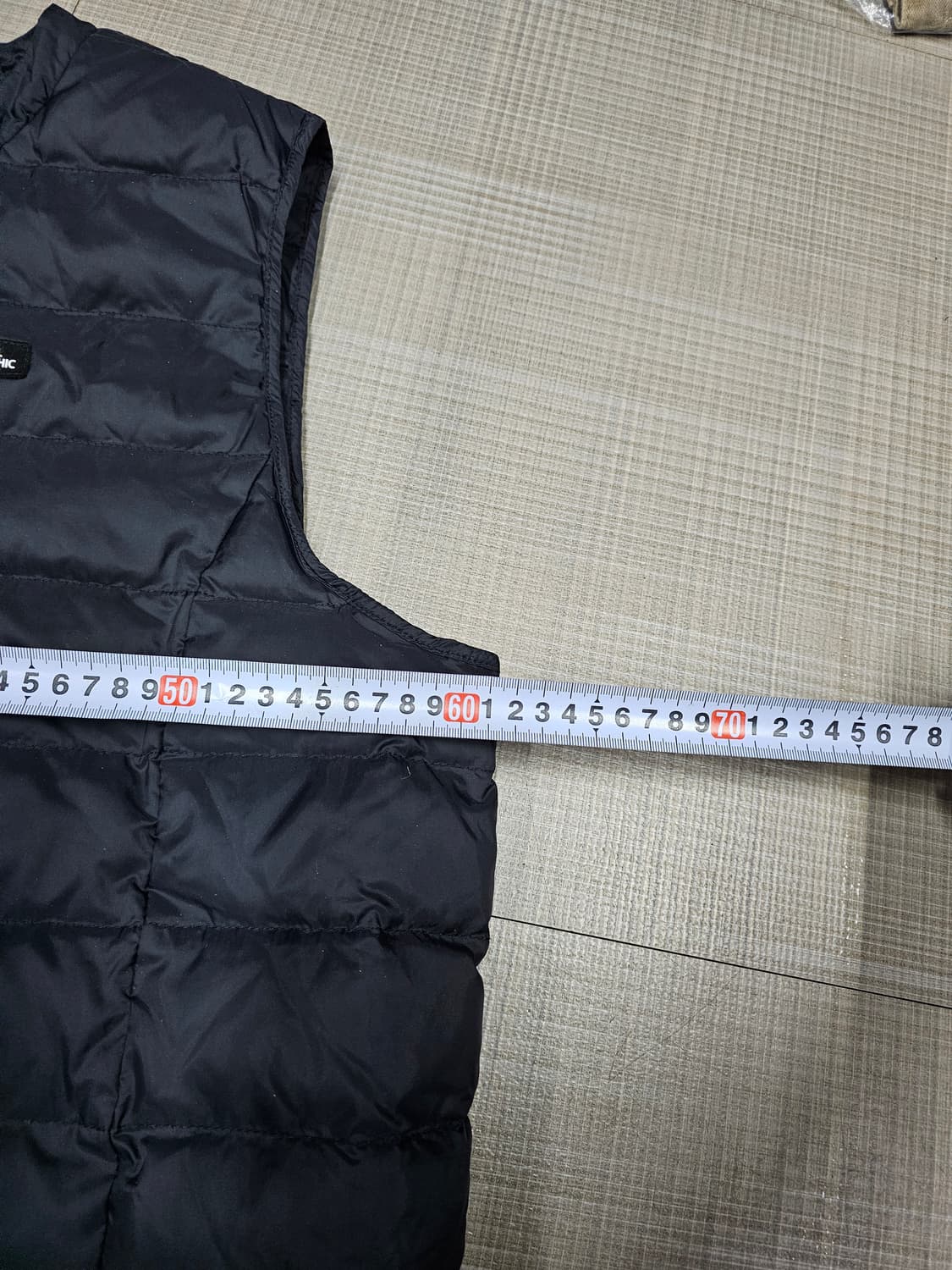 내셔널지오그래픽 패딩 조끼 블랙 상품이미지3