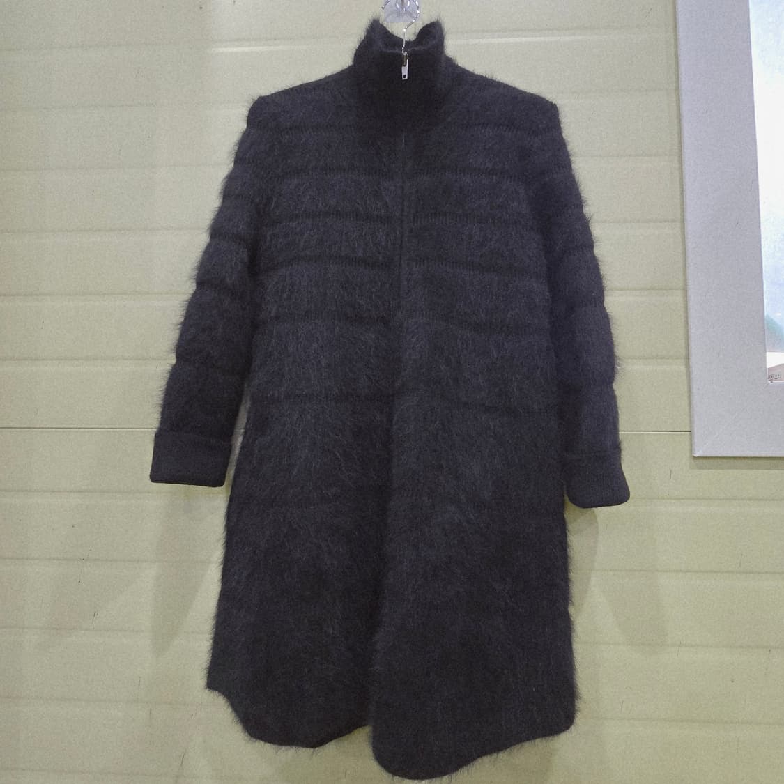 LIST 앙고라 코트 블랙 55사이즈 상품이미지6