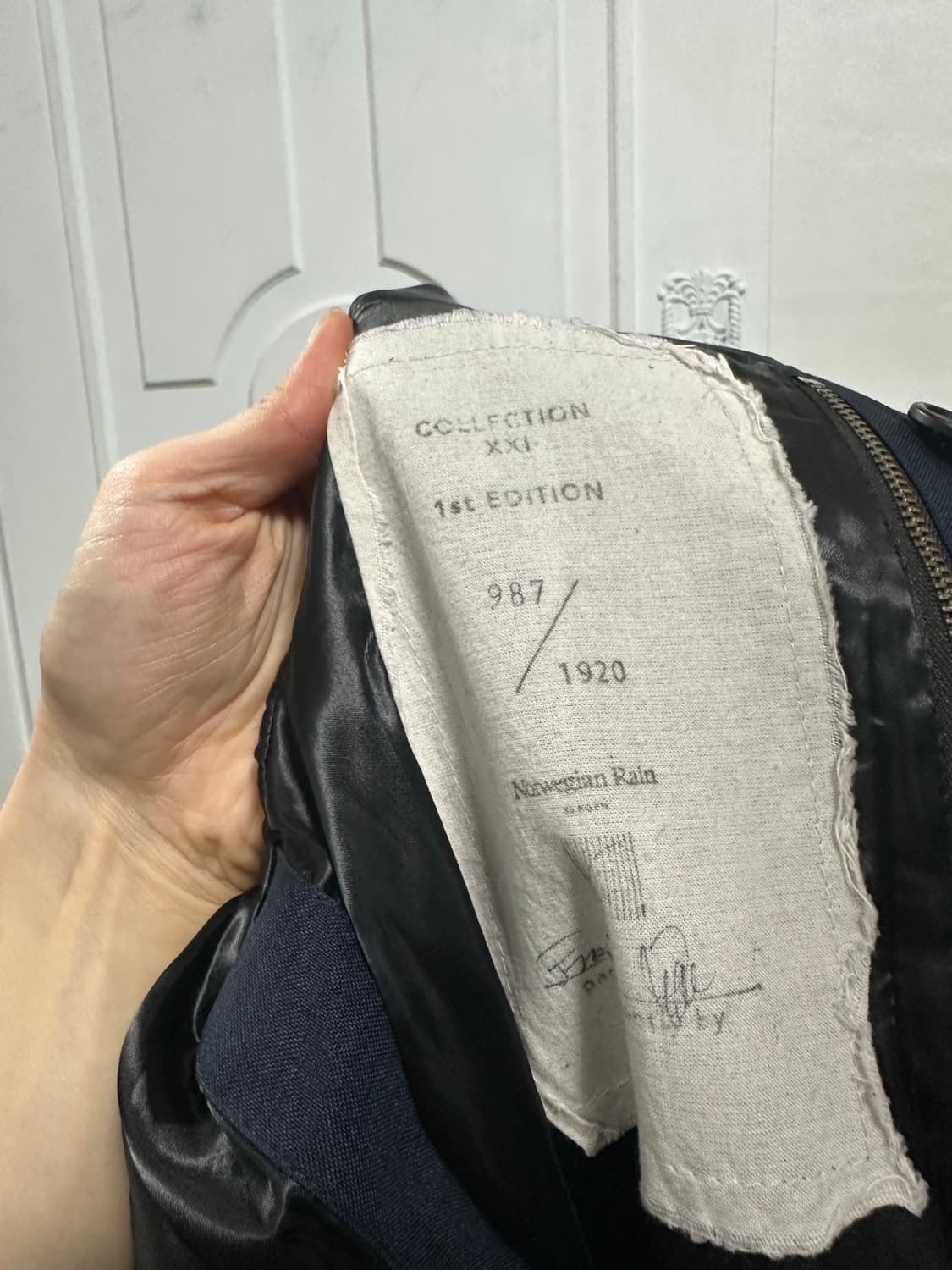 노르웨지안 레인 카반 더블 브레스티드 옴므 자켓 상품이미지4