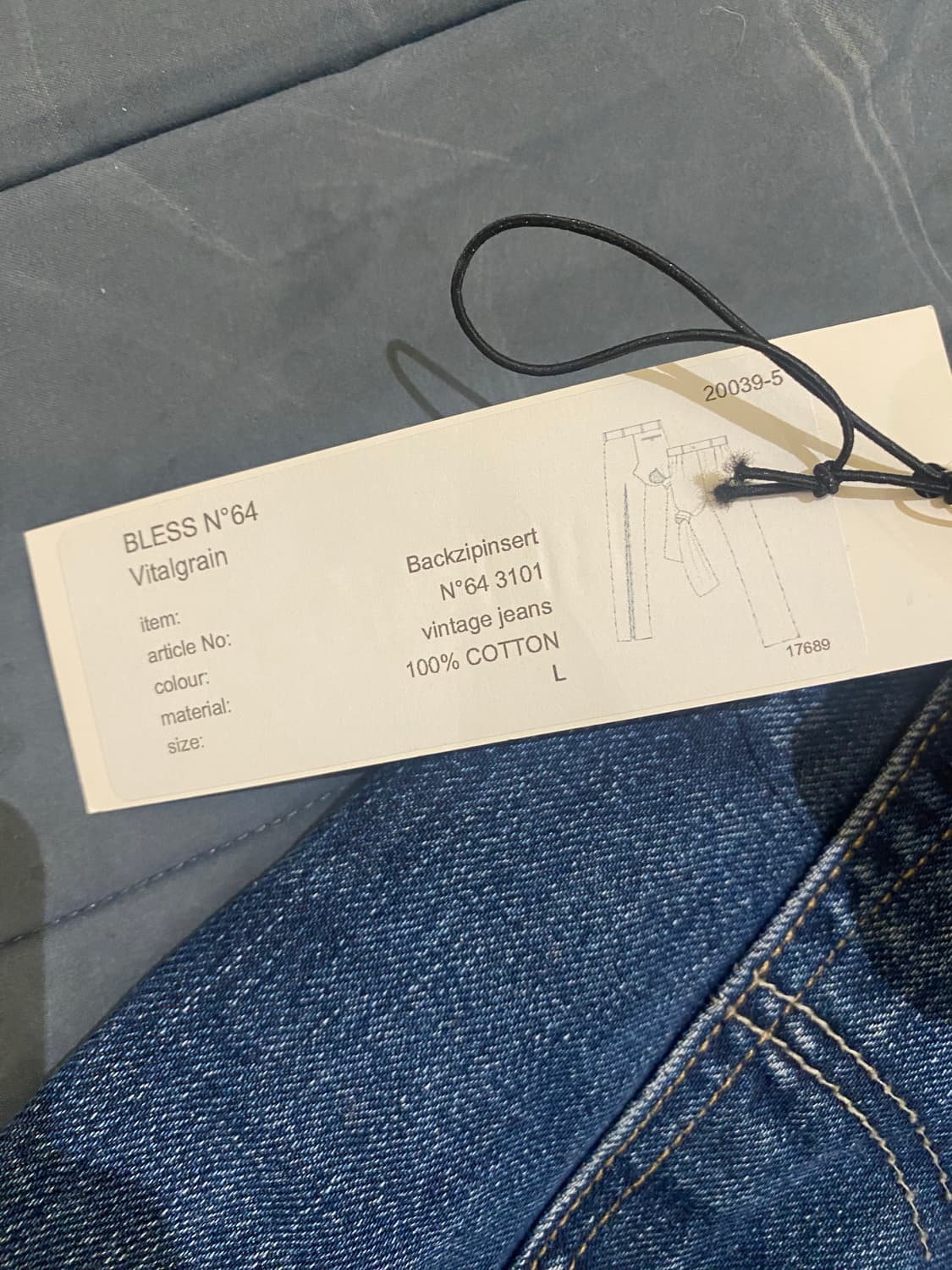 Bless Levi’s 501 back zip  상품이미지2