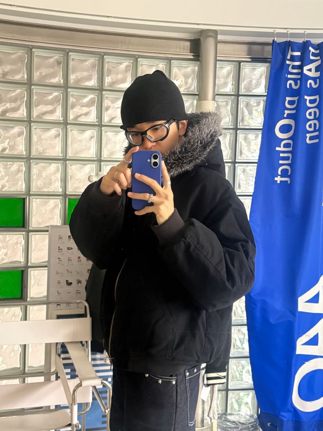 FUR HOODIE JAC 인조 모피 후드 재킷 상품이미지3