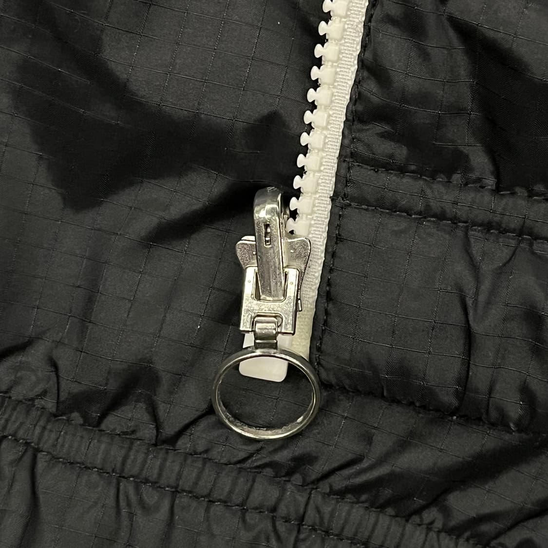 [정품/S] 나이키 검정 흰색 뽀글이 플리스 바람막이 양면 자켓 b16 상품이미지9