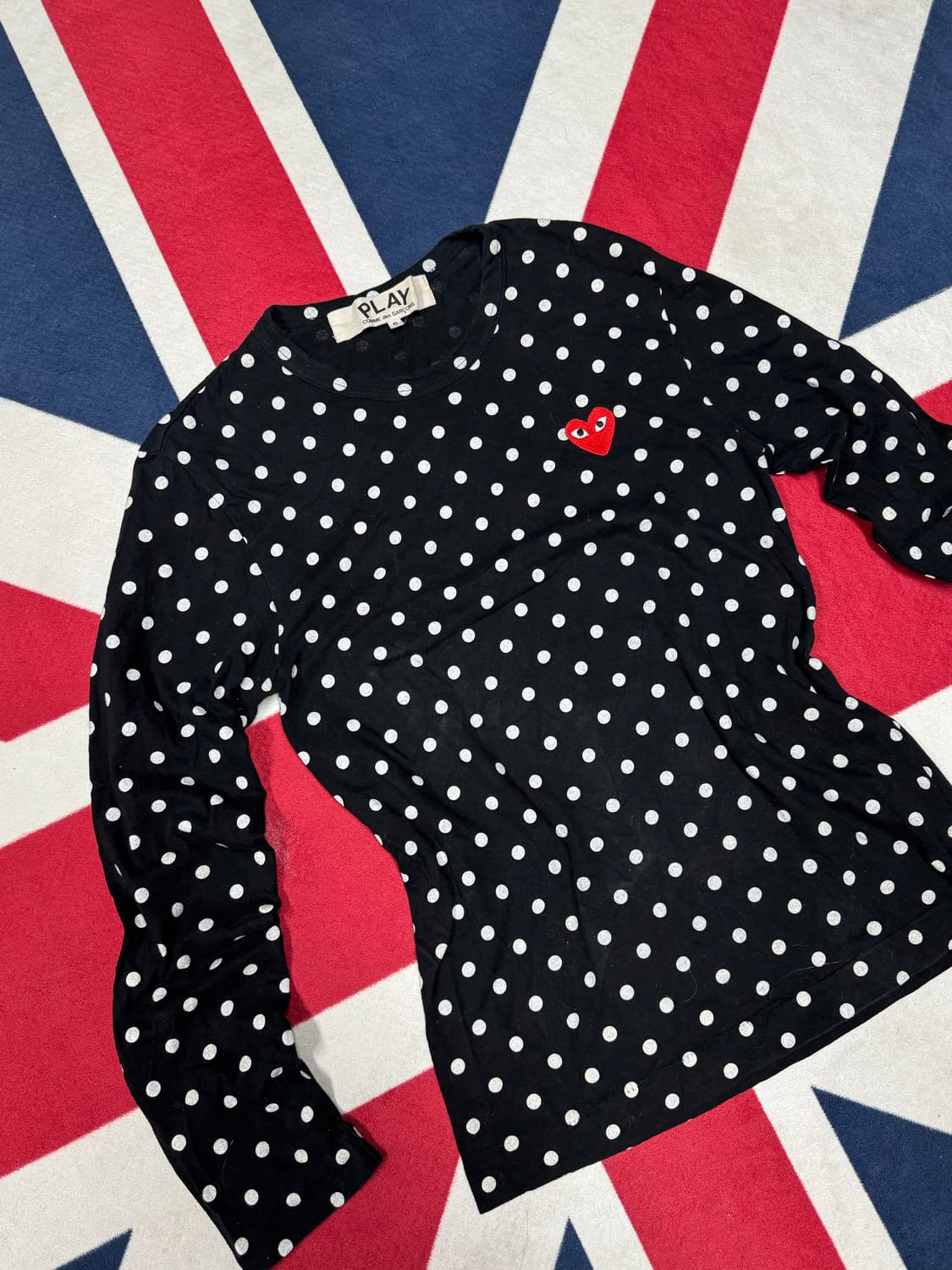 꼼데가르송 레드와펜 도트탑 상품이미지2