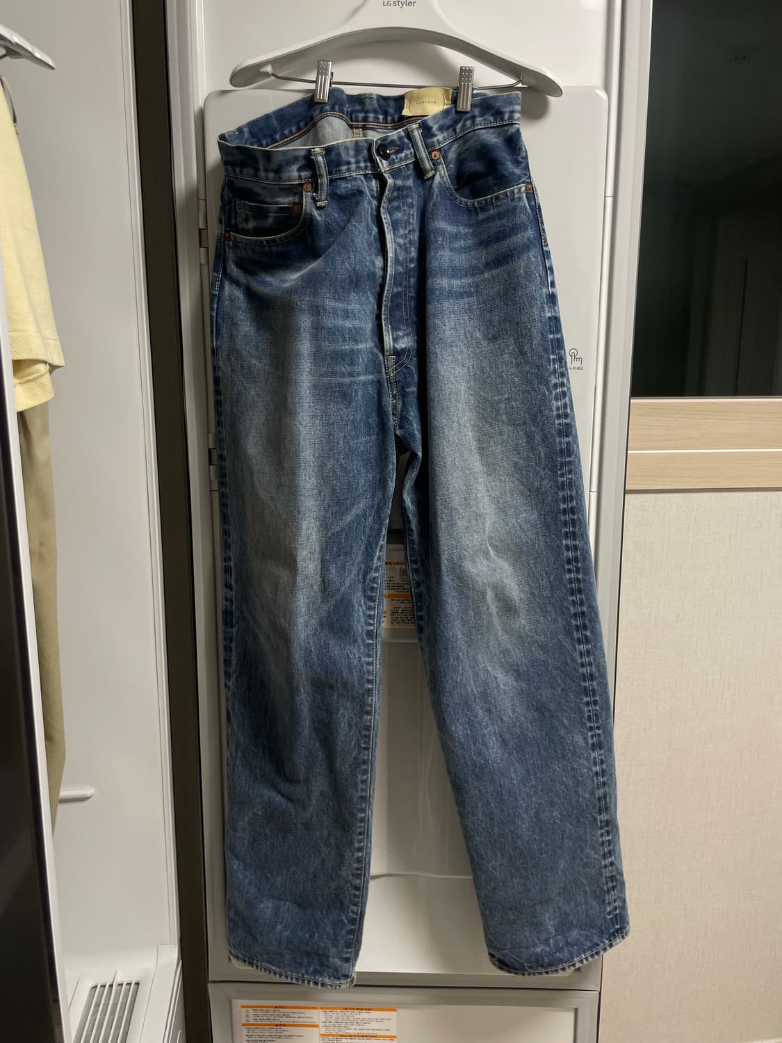 [30] cantate denim 1955 trousers bleach 상품이미지3