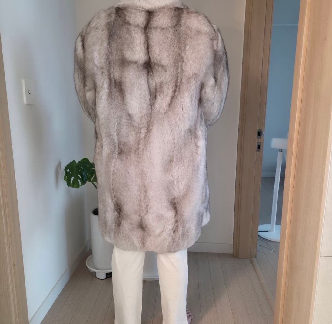 핀란드산 사가폭스 폭스퍼 롱코트 퍼코트 / 44 55 105 110  상품이미지5