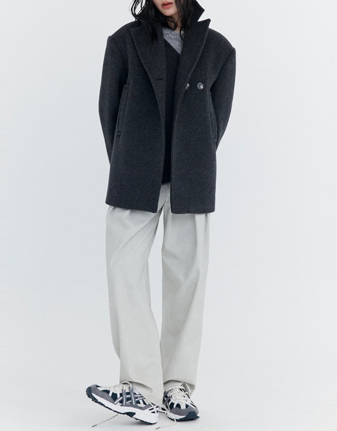 분더캄머 울 하프코트 상품이미지3