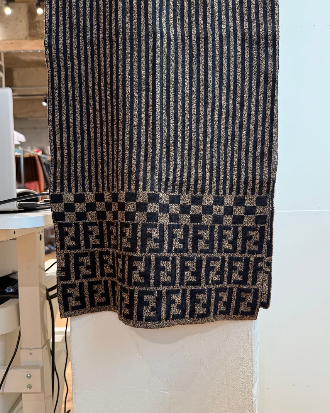 펜디 브라운 주카 머플러  상품이미지3