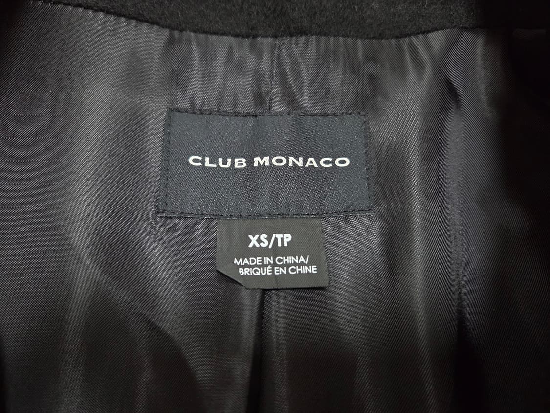 클럽모나코(Club Monaco) 캐시울 하프 더블코트 55-66 상품이미지6