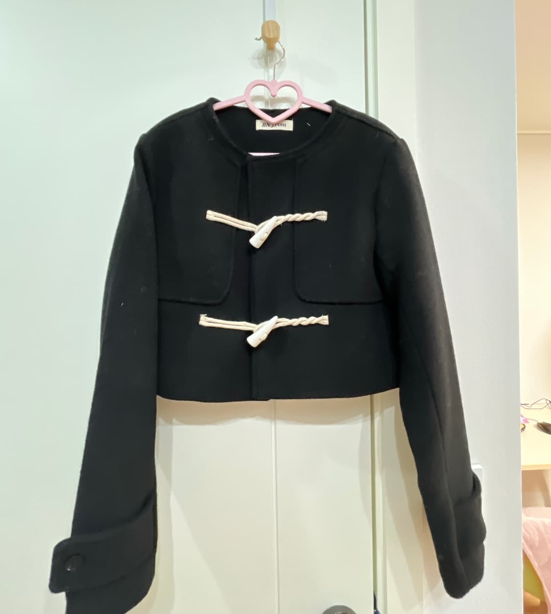 비엔프롬 bnfrom 크롭 떡볶이 코트 상품이미지7