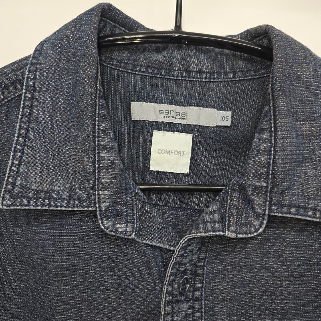 series 데님셔츠 청남방 XL(100~105) 상품이미지2