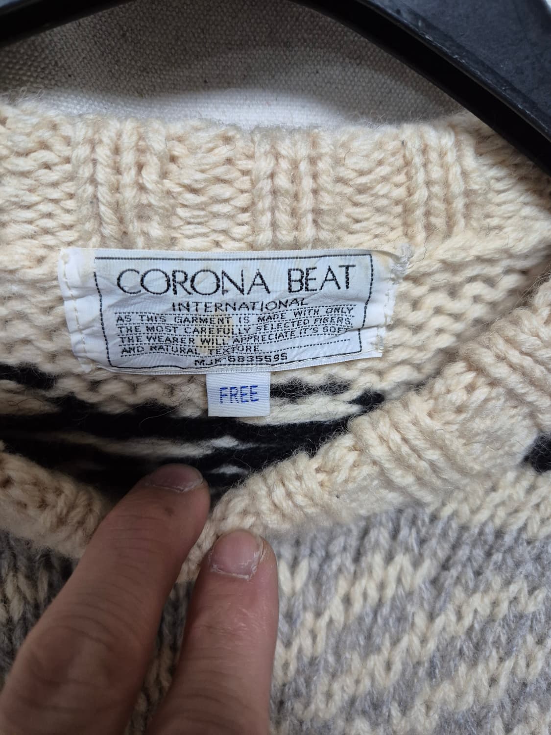 빈티지 헤비울 니트 상품이미지3