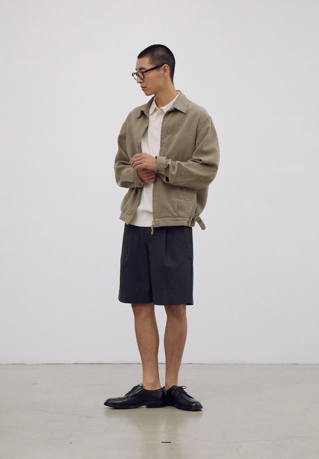 [2] 포터리 코튼 린넨 스윙탑 블루종 자켓 상품이미지2