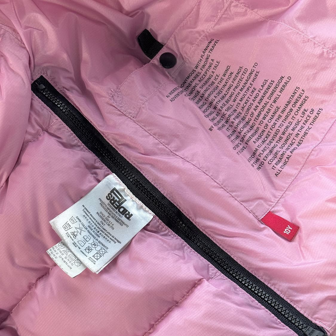 에이아이라이더스 고글 다운 패딩 10Y 상품이미지4