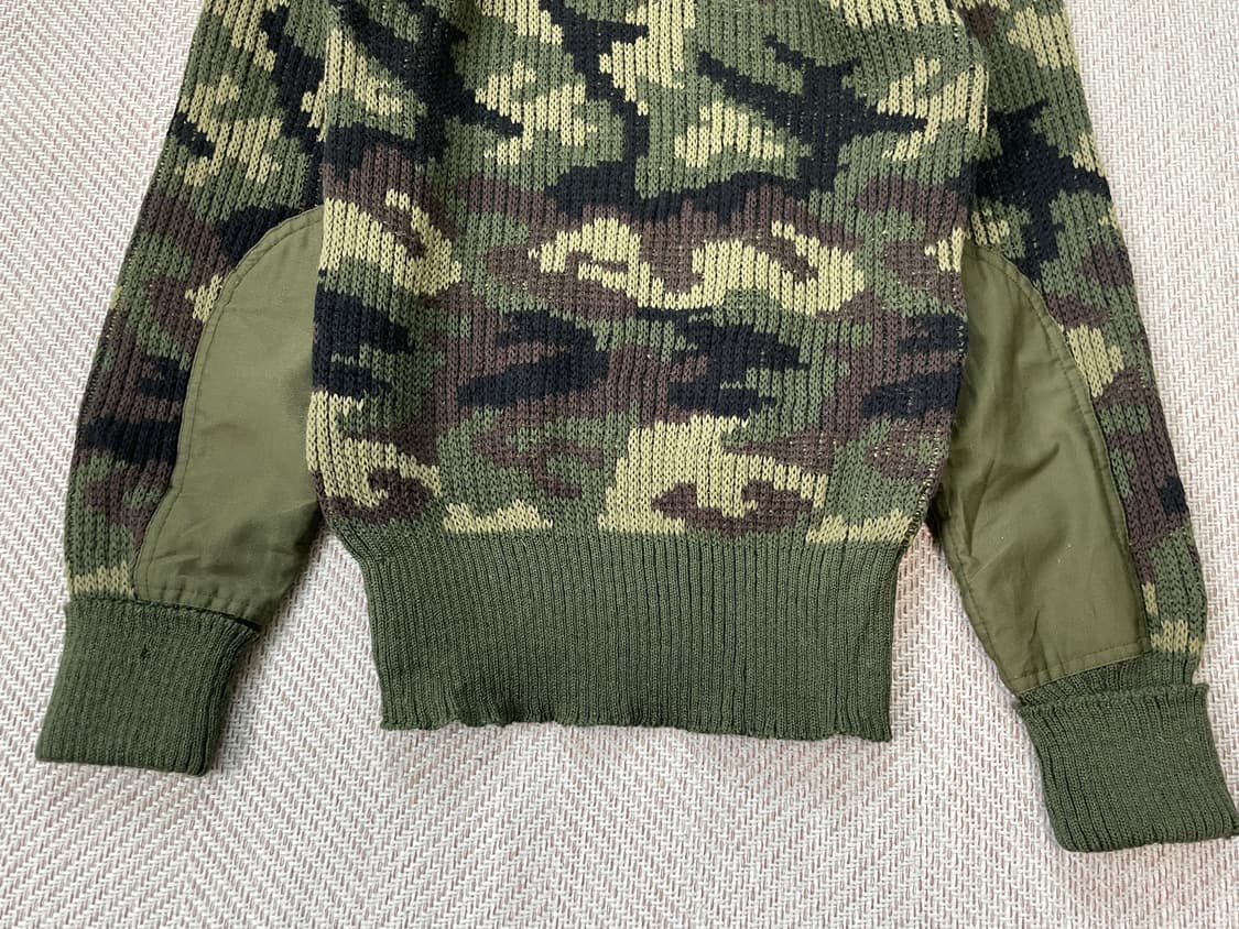 80s og 영국군 코만도 밀리터리 울 니트 J03817 상품이미지6
