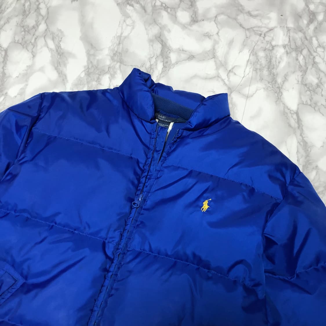 폴로 랄프로렌 푸퍼 패딩 다운 자켓 리얼블루 상품이미지2