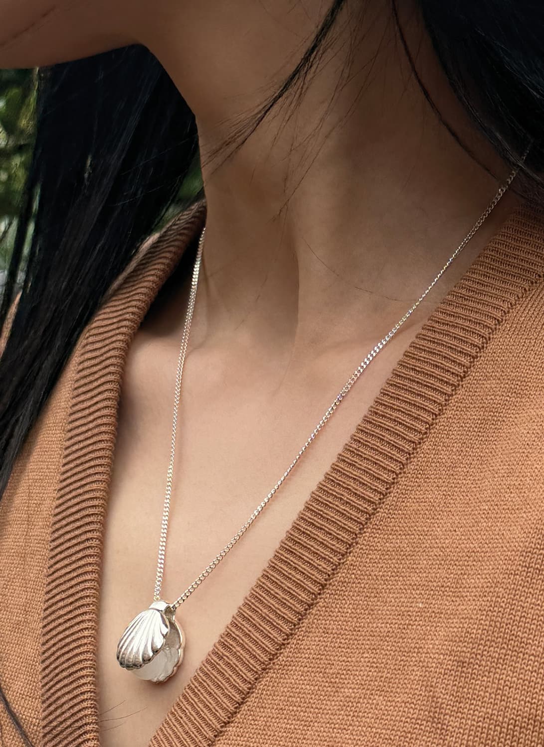 [새상품] 포틀 셸 목걸이 상품이미지3