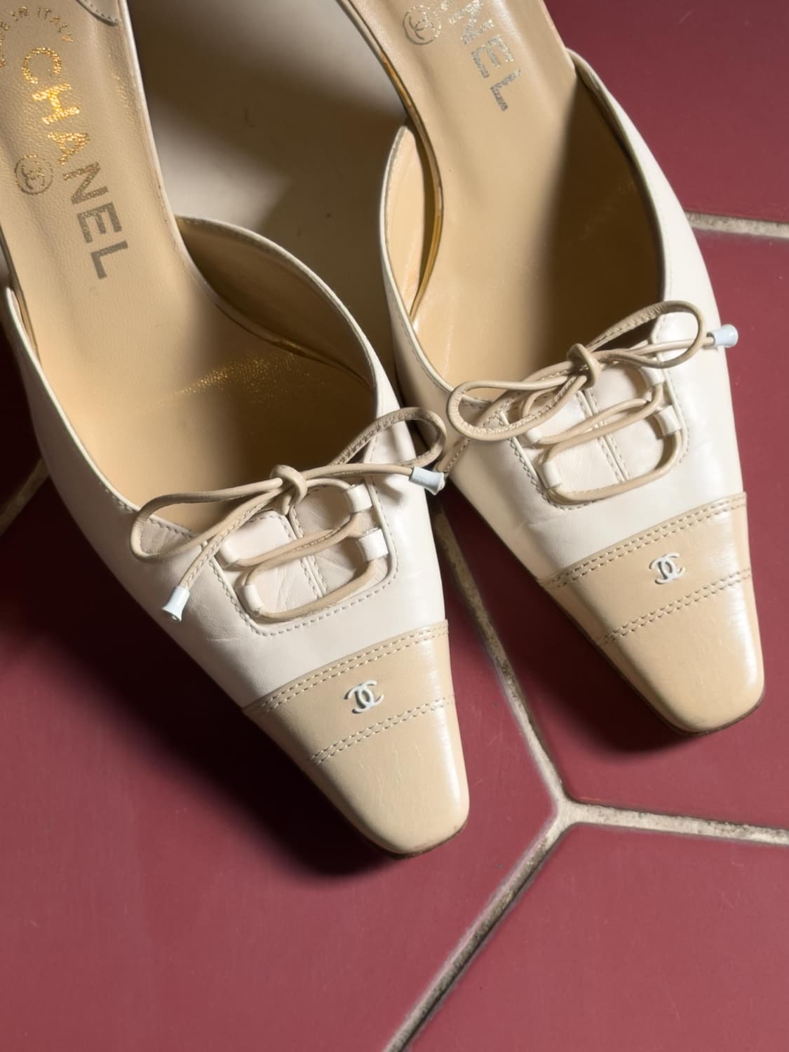 2003 샤넬 레이스업 뮬 상품이미지3