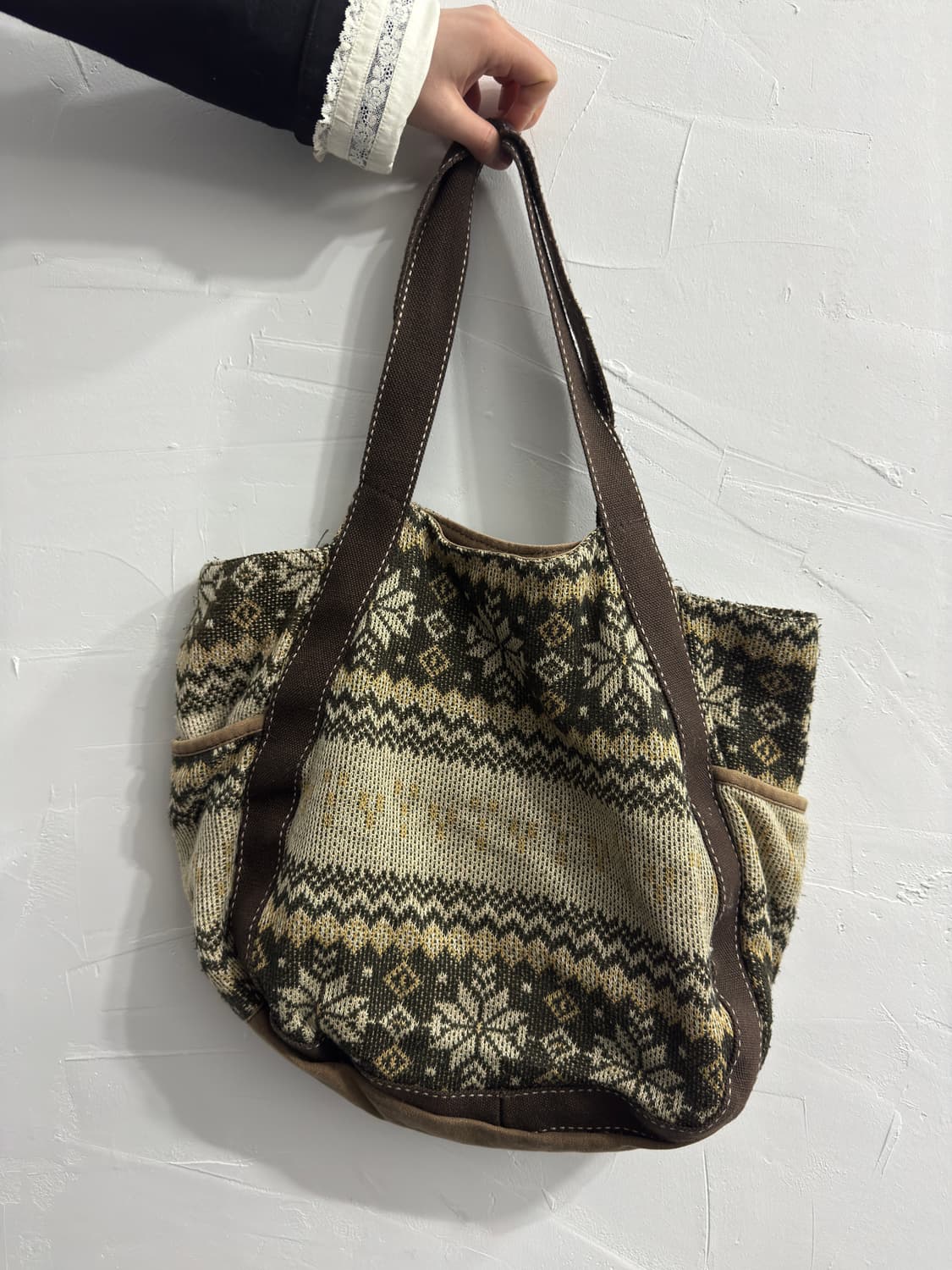 hush hush winter pattern bag 상품이미지3