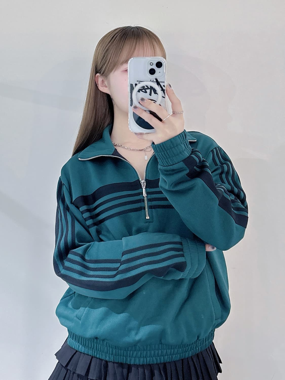 쥬시꾸띄르 블랙라벨 슈퍼스타 반집업 상품이미지3