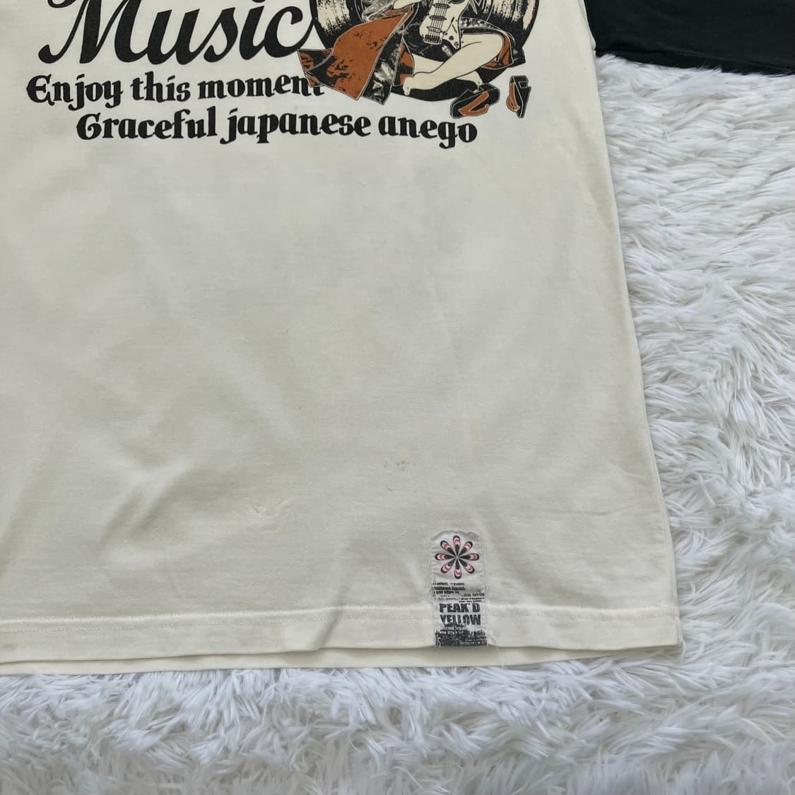 빈티지 야쿠자 로즈 나그랑 반팔 943 y2k 스트릿 갸루 펑키 일본빈티 상품이미지4