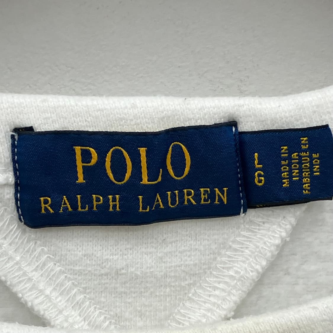 폴로 랄프로렌 화이트 스웨트셔츠 L 상품이미지3