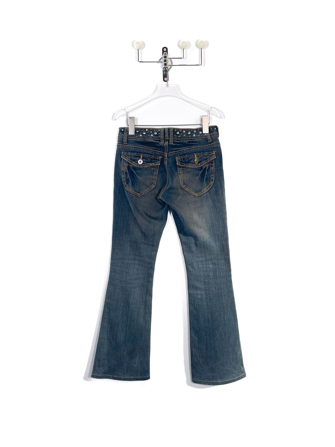 빈티지 스터드 부츠컷 데님팬츠 상품이미지5