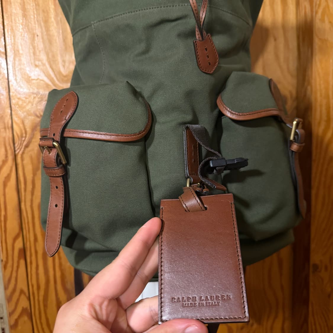 랄프로렌 퍼플라벨 캔버스 백팩 판매(가방) 합니다. 상품이미지2