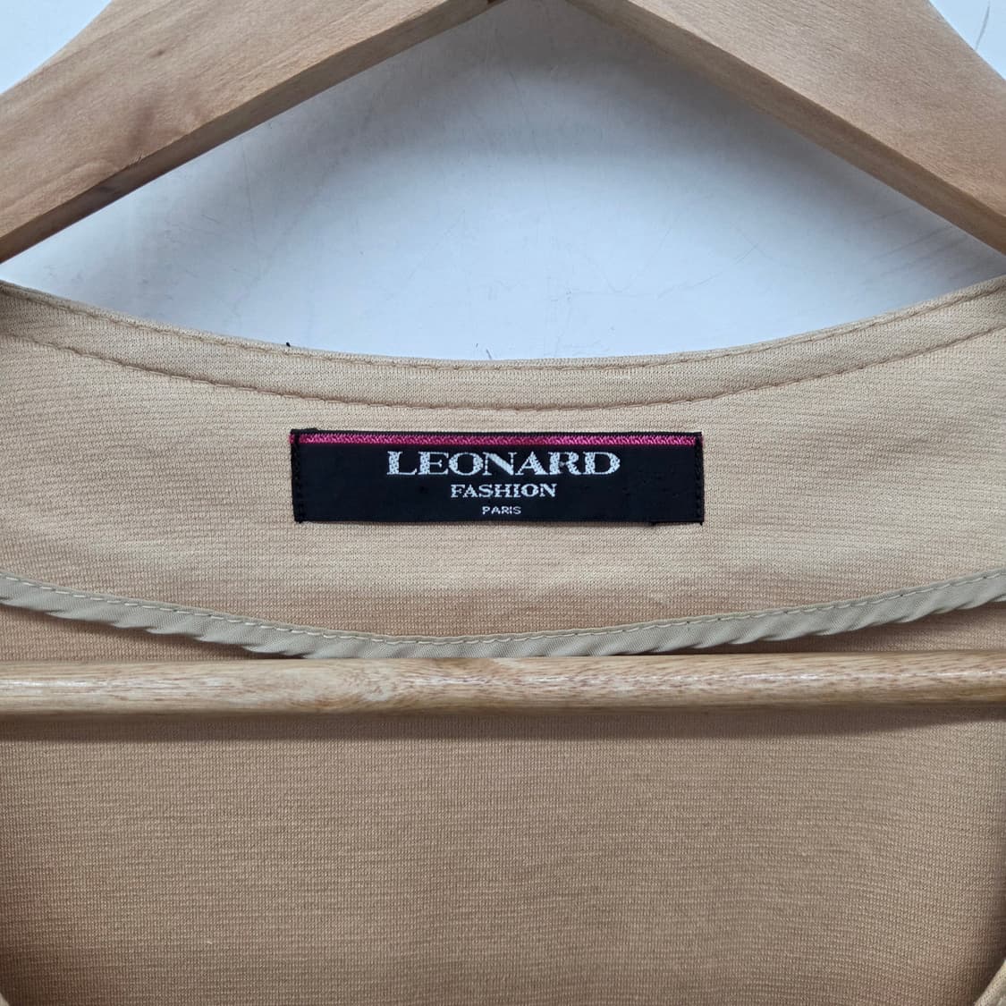 레오나드 패션 베이지 조끼 여성 L 상품이미지3