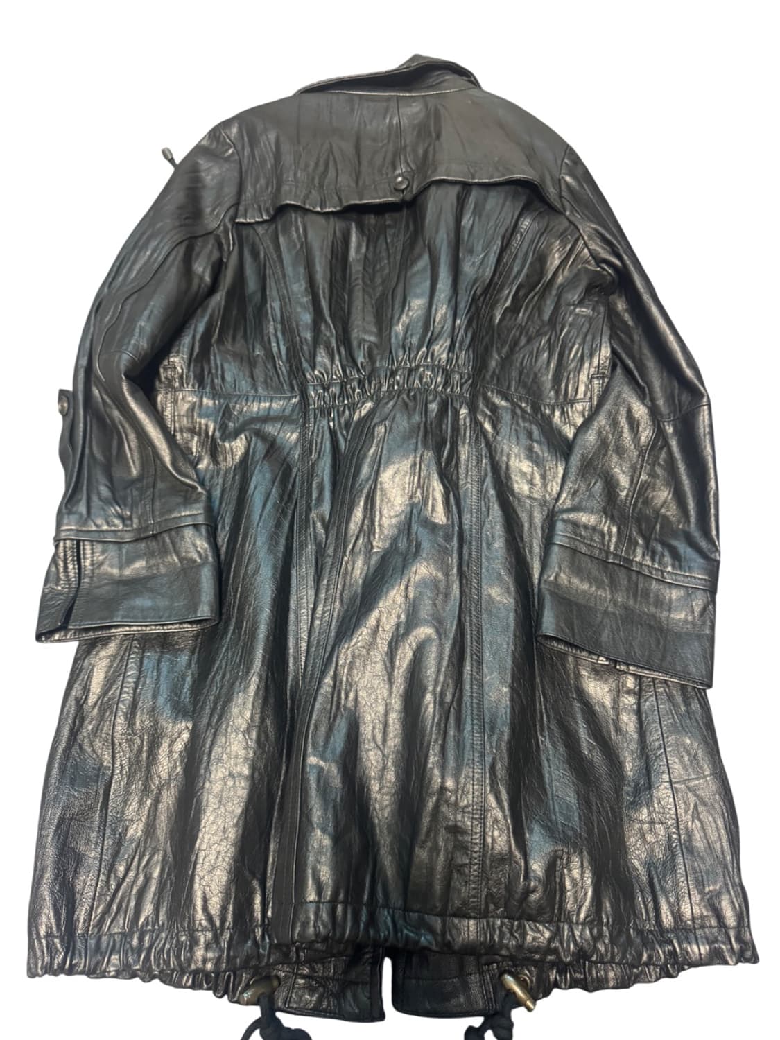 00s Vintage Mode Leather Coat 상품이미지2