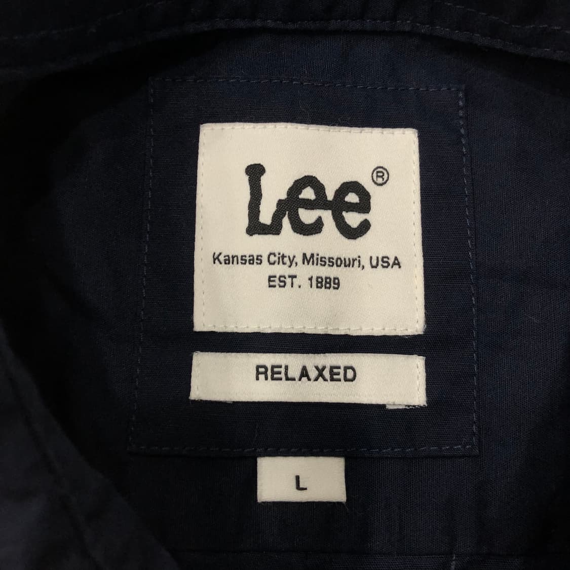 L LEE 네이비 셔츠 상품이미지4