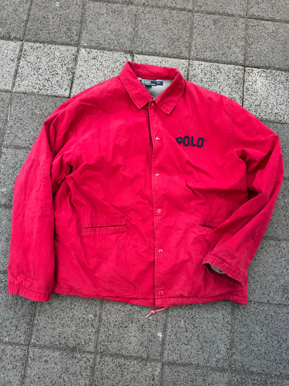 90s 폴로 코튼코치자켓(XL) 상품이미지1