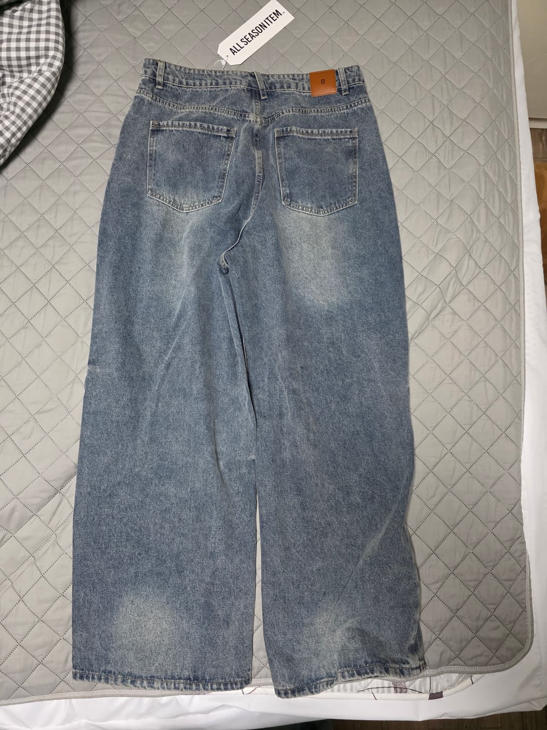 [34] 디미트리블랙 와이드 데님 팬츠 새상품 상품이미지2