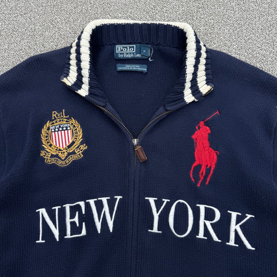 폴로 뉴욕 니트집업  상품이미지3