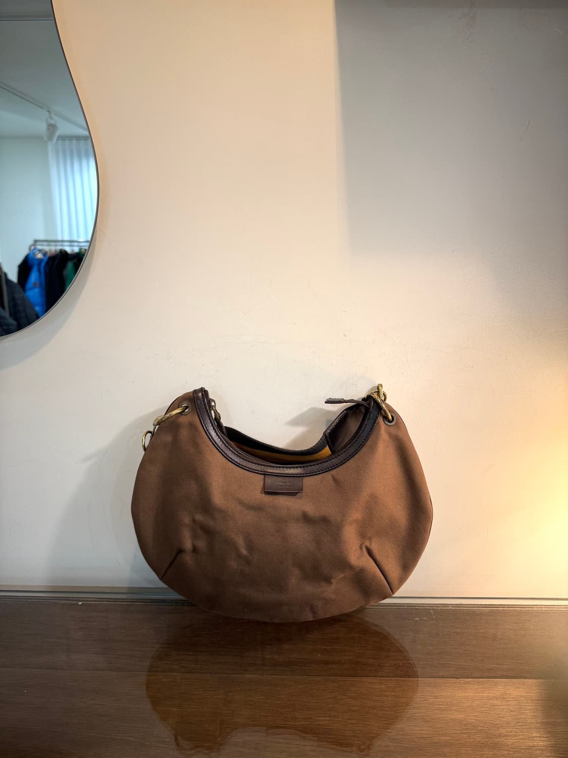 구찌 스티치 캔버스 호보백 상품이미지1